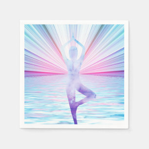 Yoga Mediation Namaste Party oder Special Event Serviette