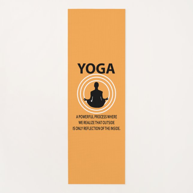 Yoga Mediation Yogamatte (Vorderseite)
