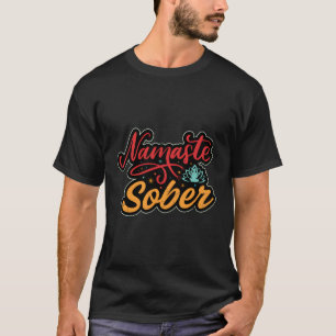 Yoga Meditat Exhale Inhalation Tipsy Trinken Namas T-Shirt
