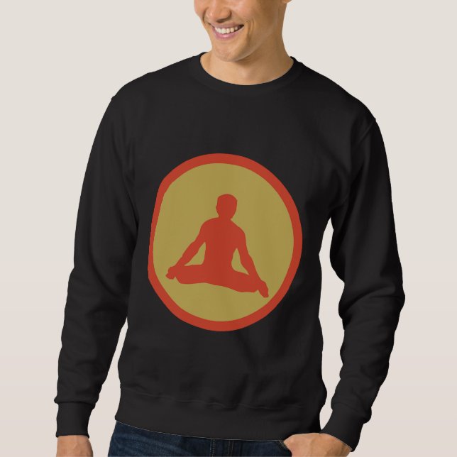 Yoga-Meditation 30 Sweatshirt (Vorderseite)