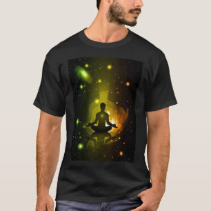 Yoga Meditation Buddha Universe T-Shirt