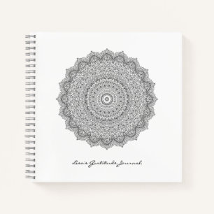 Yoga Meditation Dankbarkeit Mandala Journal Notizbuch