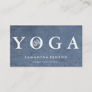 Yoga-Meditation für elegante Logos Visitenkarte