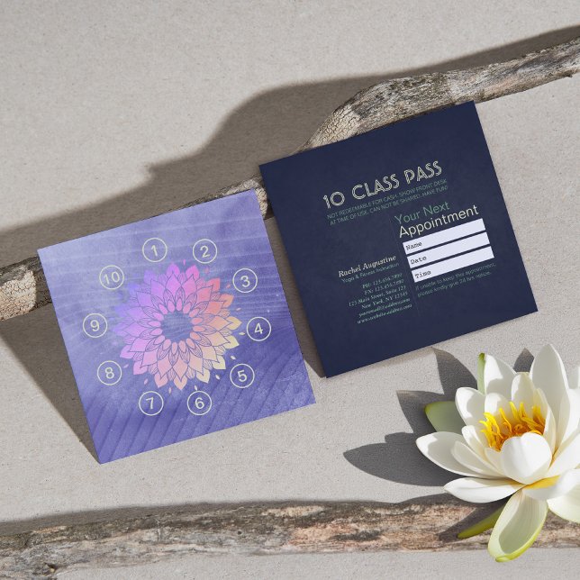 Yoga Meditation Instructor 10 Class Pass Treuekarte (Von Creator hochgeladen)