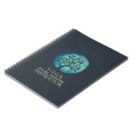 YOGA Meditation Instructor Eleganter Wasserfarben  Notizblock
