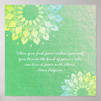 Yoga Meditation Instructor Gold Mandala Blume Po