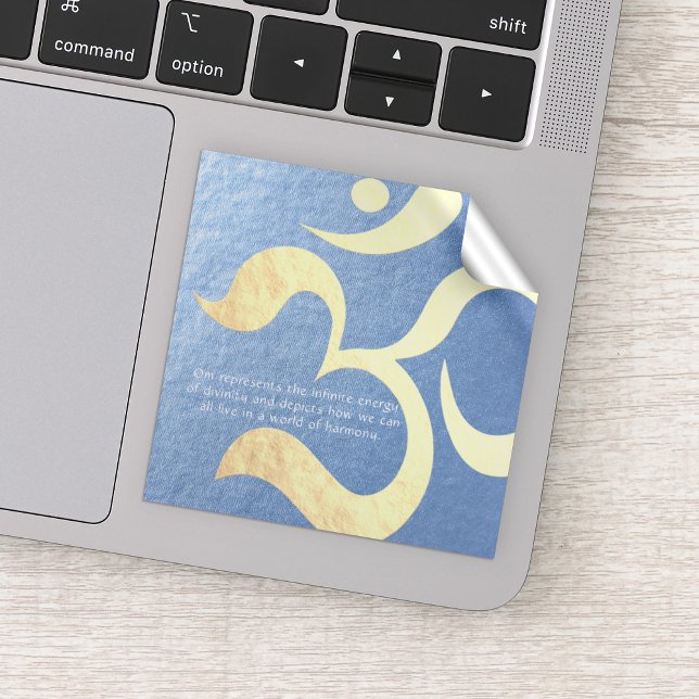 Yoga Meditation Instructor Life Coach OM Quotes Aufkleber (Von Creator hochgeladen)