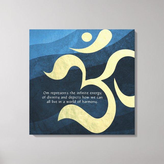 Yoga Meditation Instructor Life Coach OM Quotes Ca Leinwanddruck (Vorderseite)