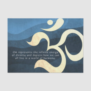 Yoga Meditation Instructor Life Coach OM Quotes Ti Seidenpapier