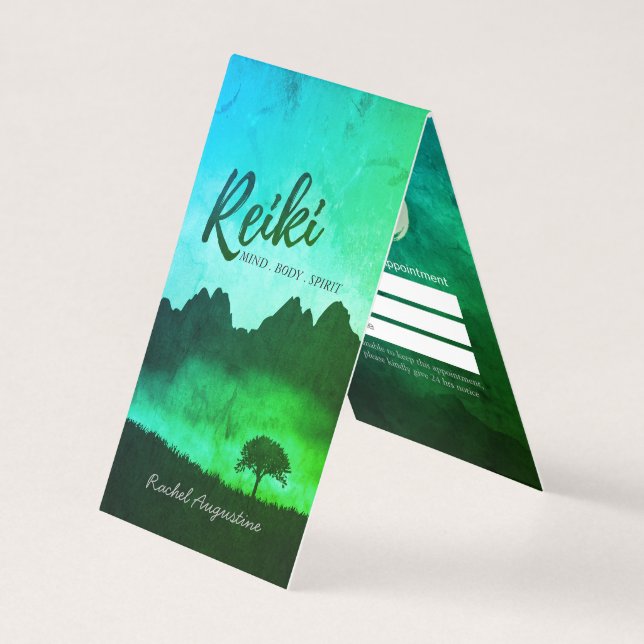 Yoga Meditation Instructor Price List Termin Visitenkarten (Vorderseite)