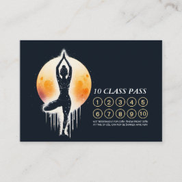 Yoga Meditation Instructor Tree Pose 10 Class Pass Treuekarte