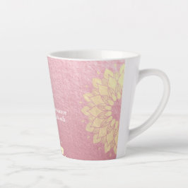 Yoga Meditation Instruktorin Rose Gold Mandala Zit Milchtasse