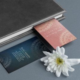 Yoga Meditation Lehrer Gold Mandala Loyalitätspunc Treuekarte