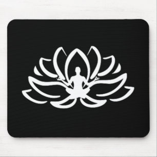 Yoga Meditation Lotus Mousepad