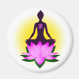 Yoga-Meditation Magnet
