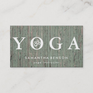 Yoga-Meditation mit elegantem Logo Visitenkarte