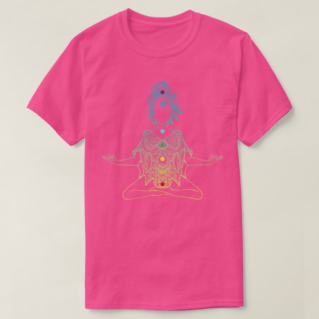 Yoga Meditation Namaste T-Shirt (Design vorne)
