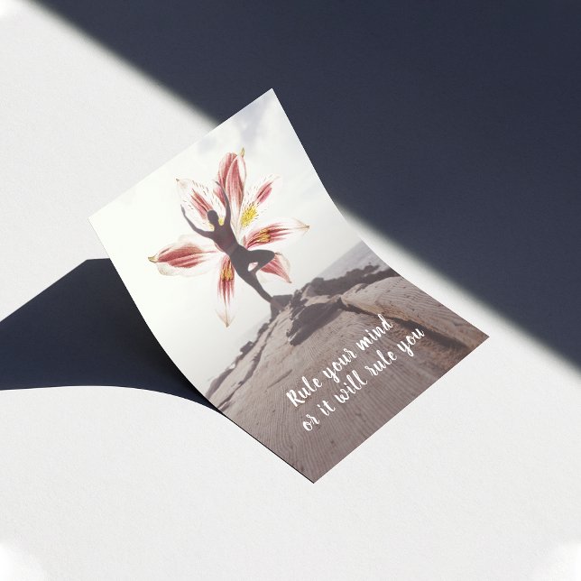 Yoga Meditation Quote Poster (Von Creator hochgeladen)