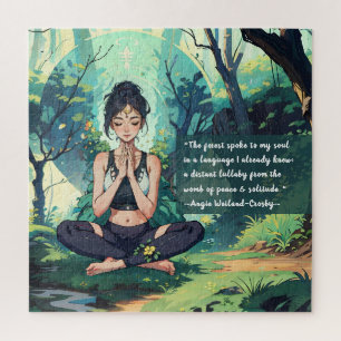 Yoga Meditation Reiki Master Quotes Puzzle