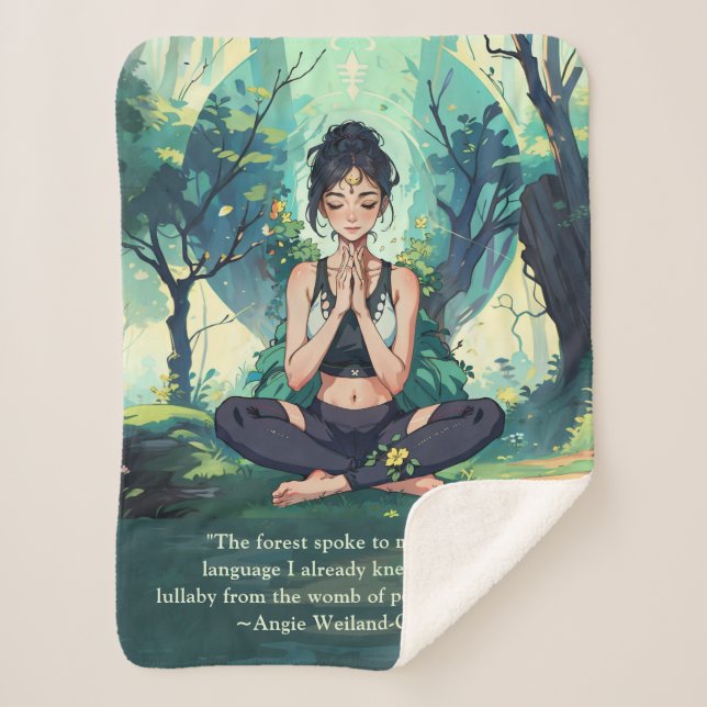 Yoga Meditation Reiki Master Quotes Sherpadecke (Vorderseite)