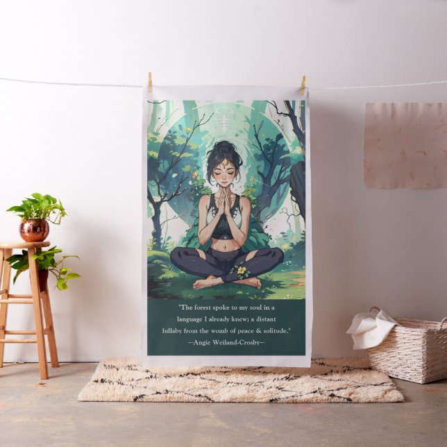 Yoga Meditation Reiki Master Quotes Stoff (Beispiel)