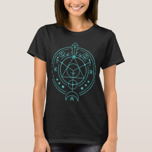 Yoga Meditation Reiki New Age Aqua T-Shirt