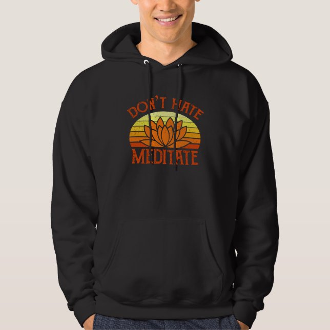 Yoga  Meditation  Yoga Teacher Hoodie (Vorderseite)