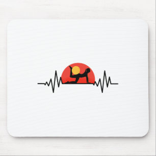 Yoga-Meditationen Herzschlag Contrology Pilates Mousepad