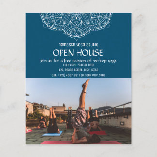 Yoga-Meditations-Open-House-Werbephoto Flyer