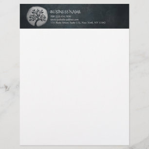 Yoga-Meditations-Reiki-Lehrer Schwarzer Silberbaum Briefbogen