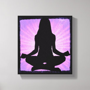 Yoga-Meditations-Zen-Leinwand-Kunst Leinwanddruck