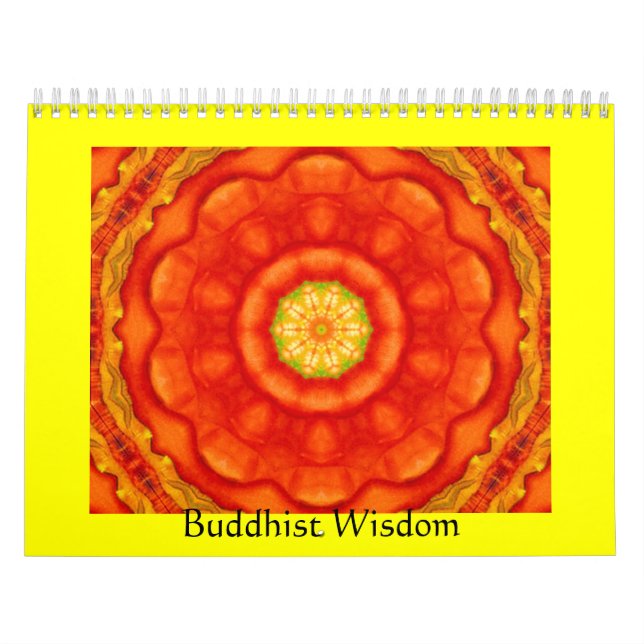 Yoga-Meditationskunst Buddha-Zitats inspirierend Kalender (Titelbild)