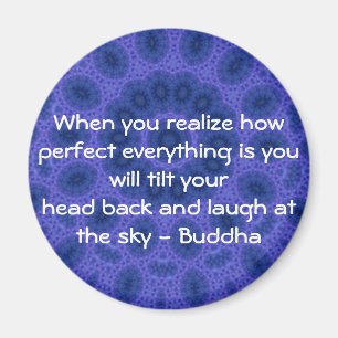 Yoga-Meditationskunst Buddha-Zitats inspirierend Magnet