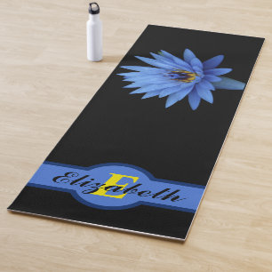 YOGA MEDITITATION NAMASTE BLUE LOTUS INDIVIDUELLE YOGAMATTE