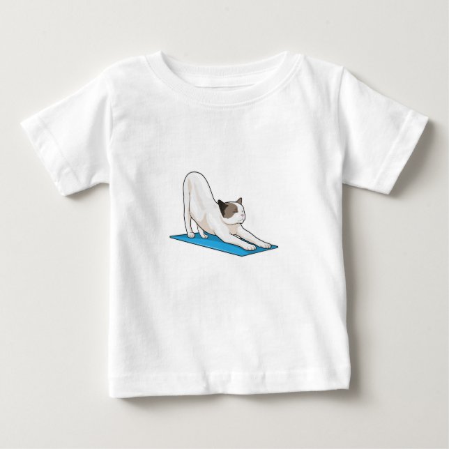 Yoga-Medizin-Fitness Baby T-shirt (Vorderseite)