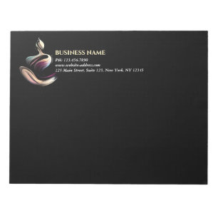 Yoga Medizin Instruktor Lotus Pose Pinselstrich Notizblock