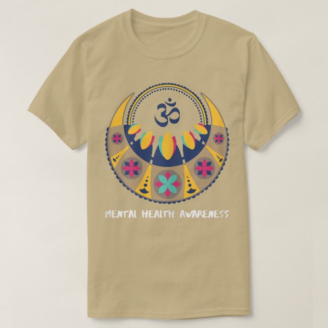 Yoga Mental Health Awareness (Mental Health Awaren T-Shirt (Design vorne)