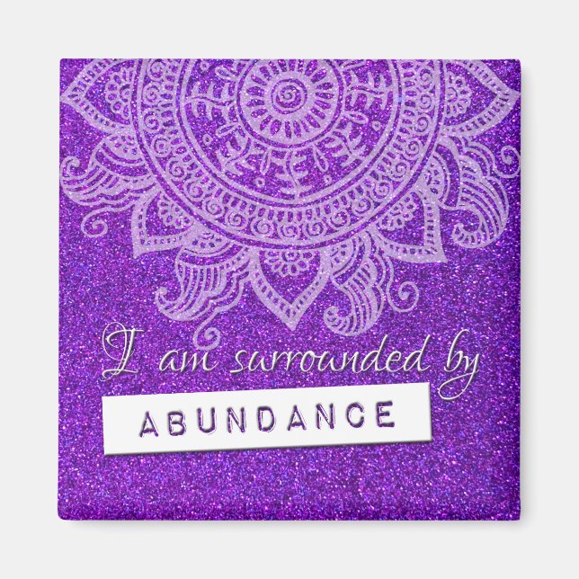 Yoga Mindful Quote Magnet (Vorne)