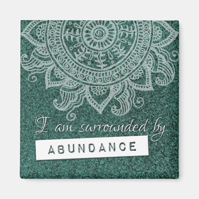 Yoga Mindful Quote Magnet (Vorne)