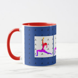 Yoga mit mehreren Farben Tasse