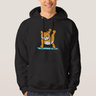 Yoga mit meiner Katze mein Yoga Hoodie