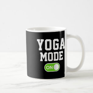 Yoga-Modus Ein Lustige Yogini Yogi Kaffeetasse
