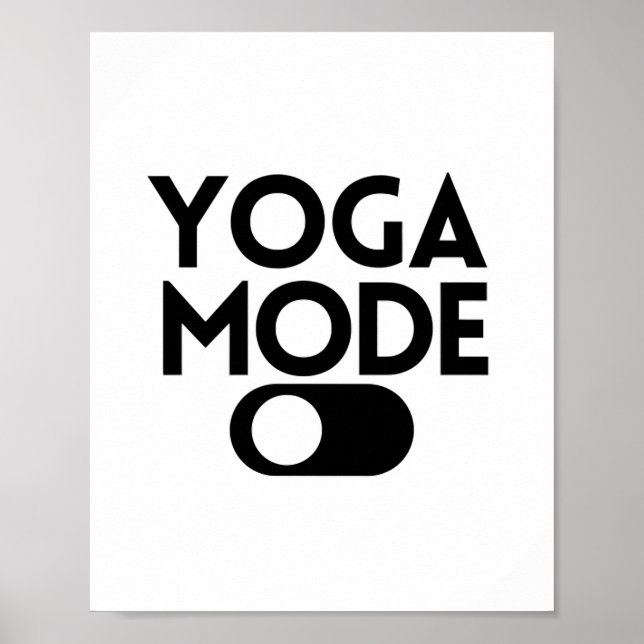 Yoga-Modus Poster (Vorne)