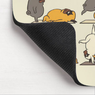 Yoga Mops Funny   Großartiges Geschenk für Ihre La Mousepad