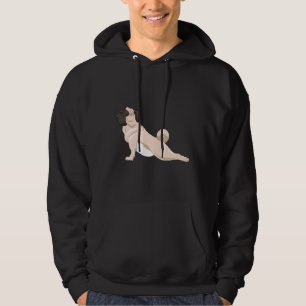 Yoga Mops Meditation Yogi Mops Yoga Team Hoodie