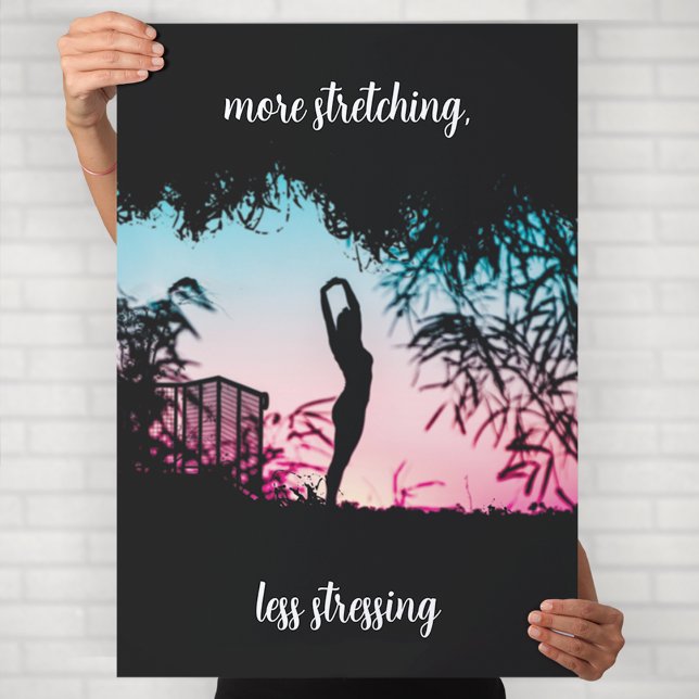 Yoga Motivation Wall Art Poster (Von Creator hochgeladen)