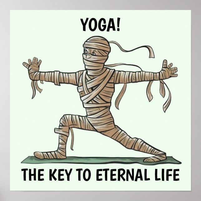 Yoga Mummy Poster (Vorne)