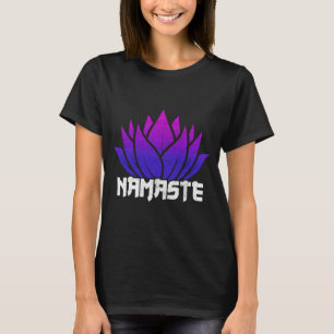 Yoga Namaste Buddha Lotus-Blume Buddhismus Yogi Bu T-Shirt