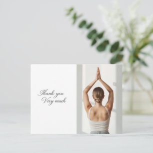 Yoga Namaste Dankeskarte Postkarte