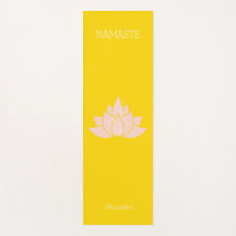 Yoga Namaste Gold Lotus Girl Pose Grafik